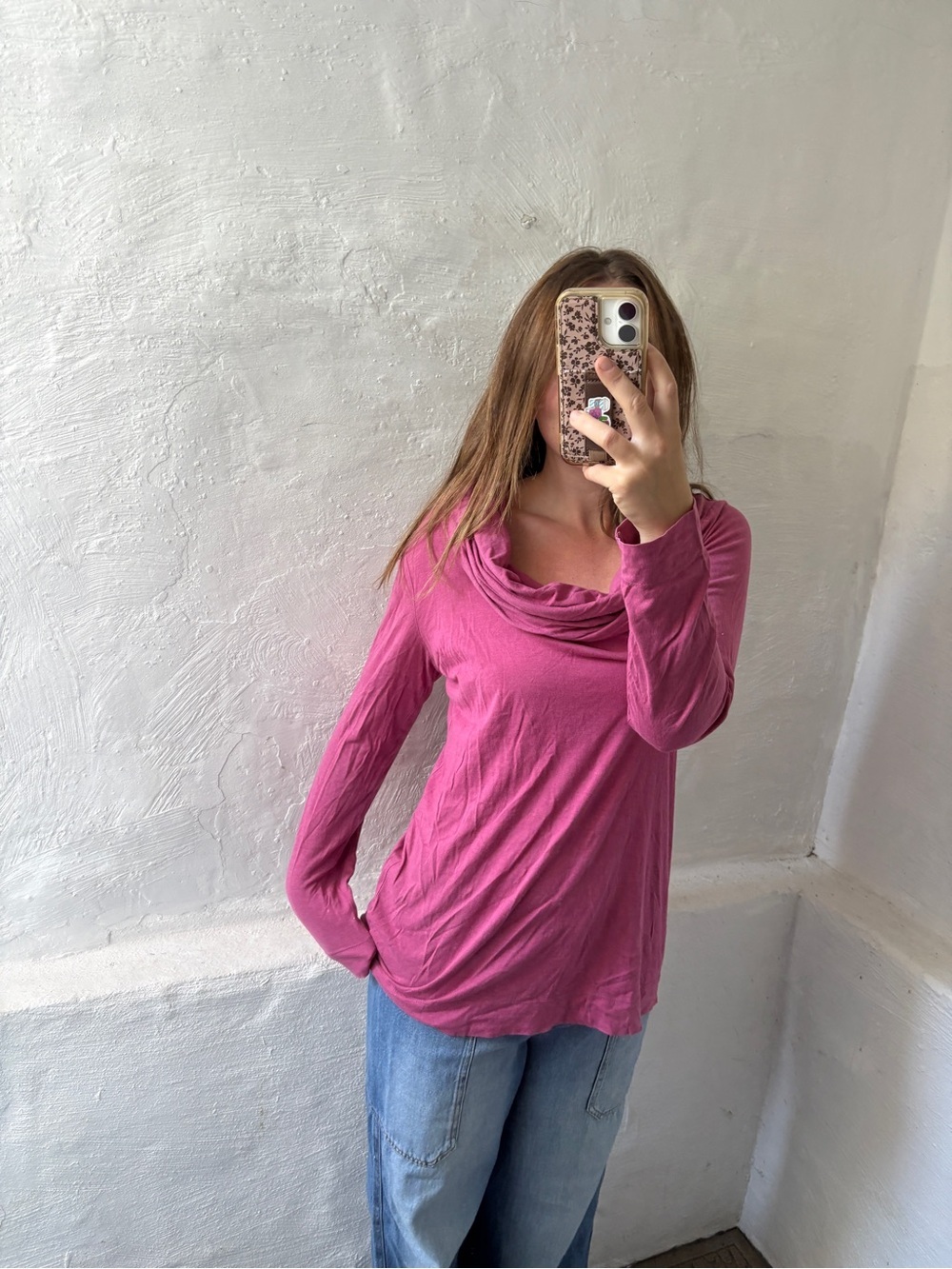 Woman’s New York company streewear size medium cowl neck long sleeve